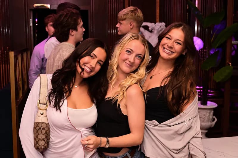 Colleagues enjoying drinks together at a corporate event at Bloom, Park Street, Bristol